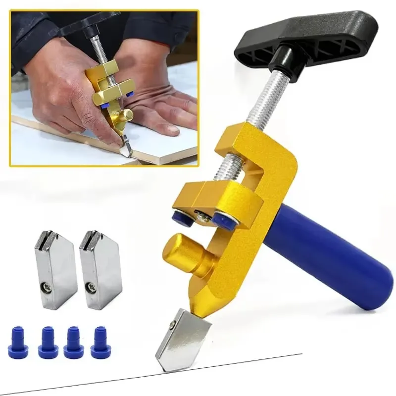 2-In-1 Glass Ceramic Tile Cutter With Knife Wheel Diamond Roller Cutter Cutting Machine Opener Breaker Accessories Set