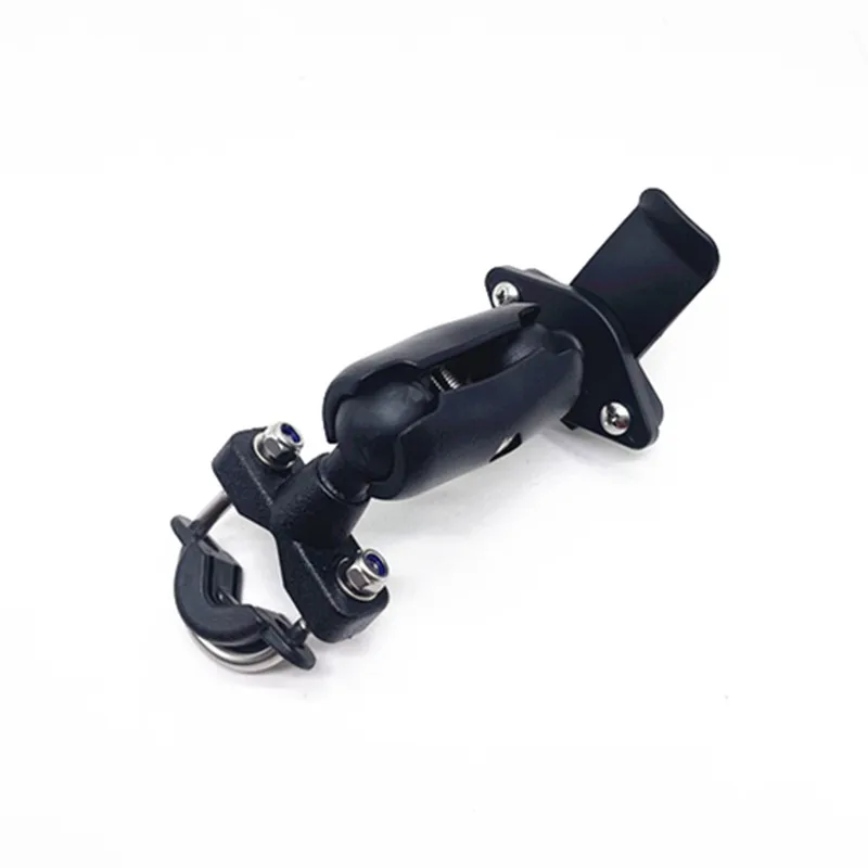 U-بولت حامل للدراجات النارية قوس حامل جبل مزدوج المقبس الذراع ل غارمين GPSMAP أسترو ألفا أوريغون رينو إتيركس غس اكسسوارات