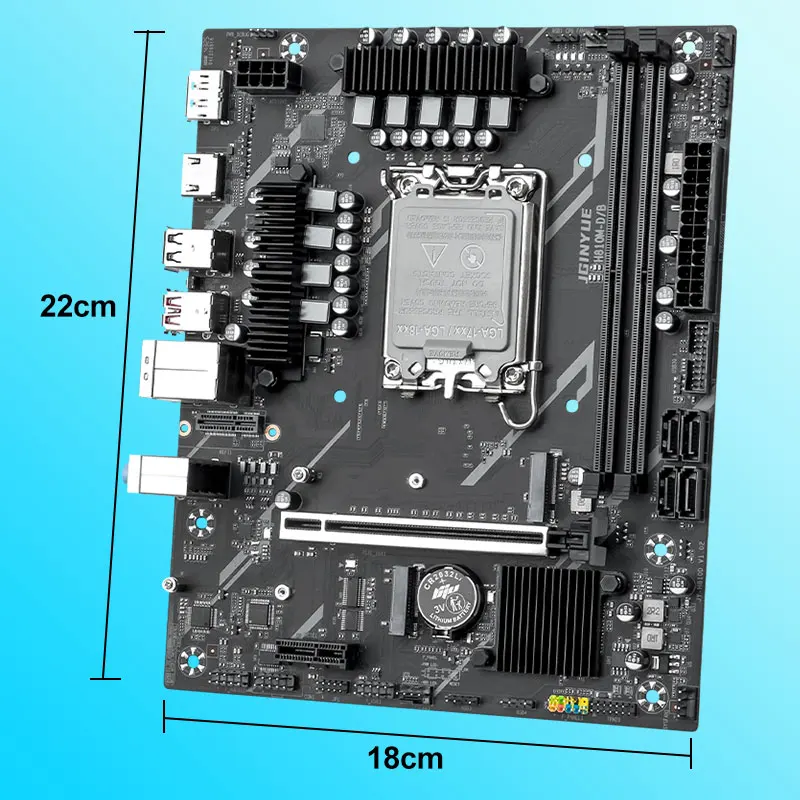H810 Intel LGA1851 DDR5 Micro-ATX Motherboard For Intel® Core Ultra200 Series CPU 225/245K/265K DDR5 RAM MAX 64GB