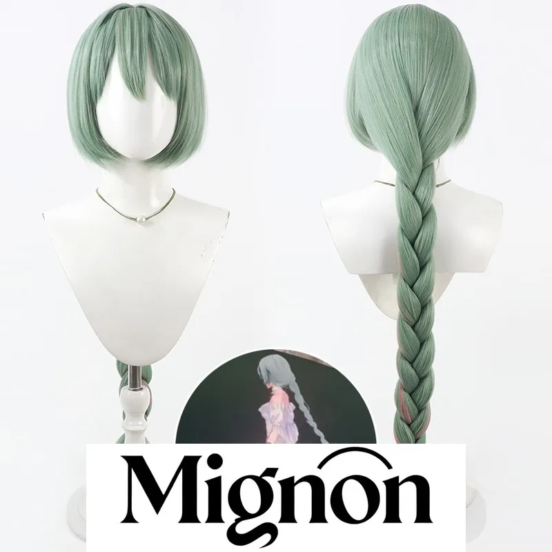 

Mignon Wuthering Waves Flollo cosplay wig thickened single braid scalp style fluffy silk cornrow
