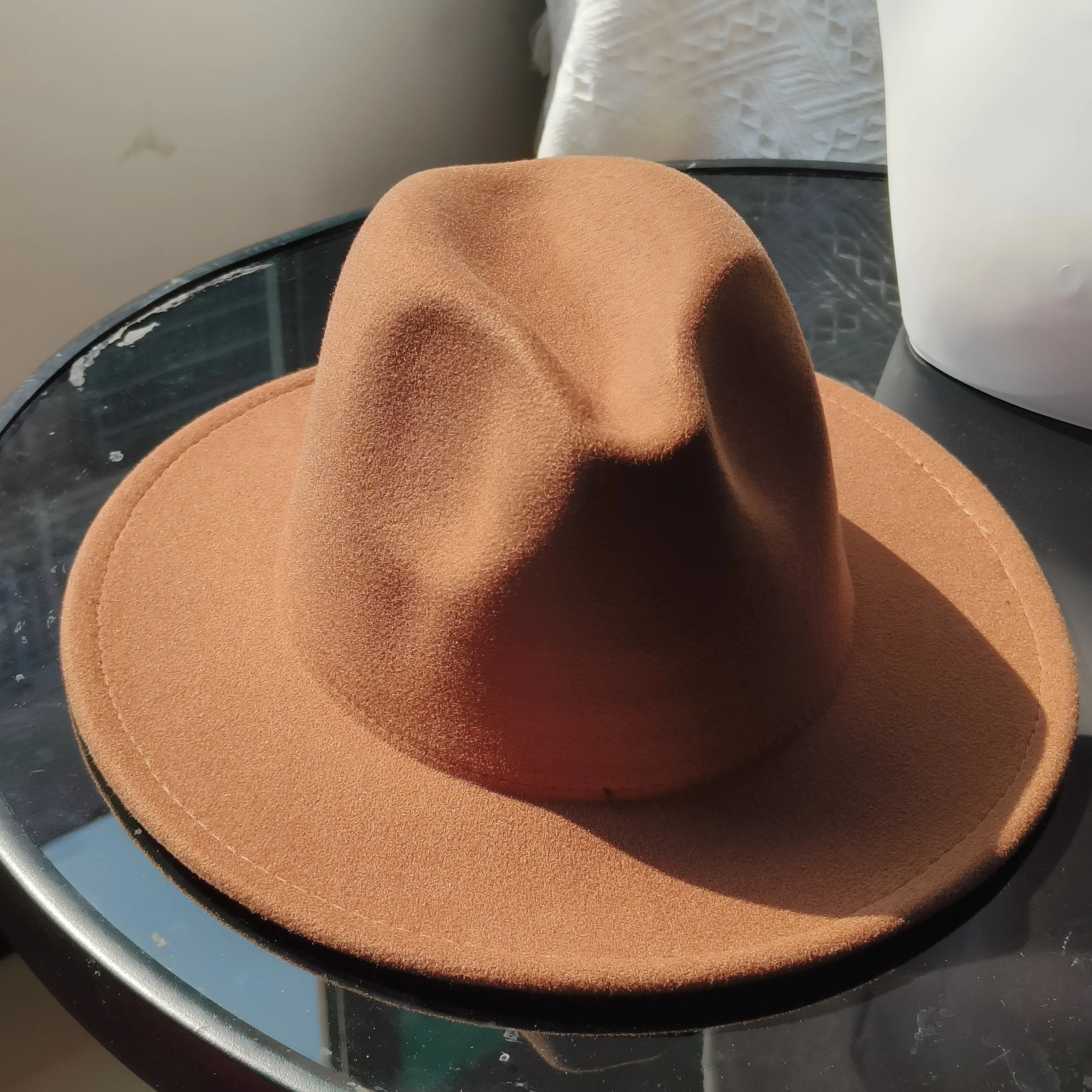 2024 neue handgemalte Fedora Hut für Männer gemalt Regenwald Pflanze Fedora Männer Panama Zylinder Cowboyhut Trilby Porkpie Hut Frauen