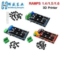 RAMPS 1.4 Ramps 1.5 Ramps 1.6 Expansion Control Panel Part Motherboard 3D Printer Parts Shield Red Black Controls