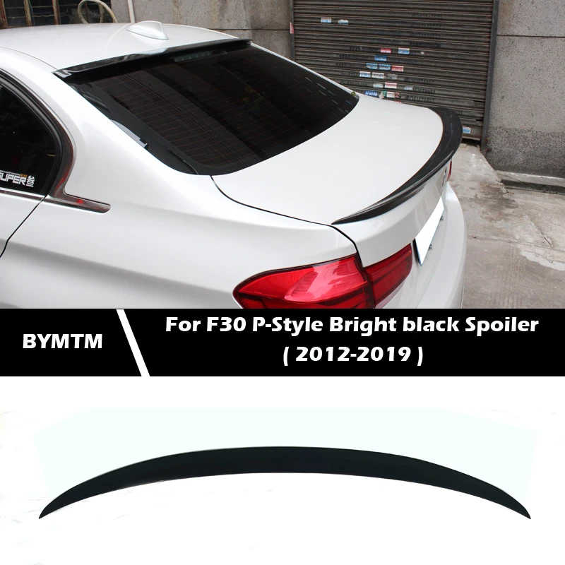 

P Style ABS Black Car Trunk Spoiler tail For BMW 3 Series F30 2012-2020