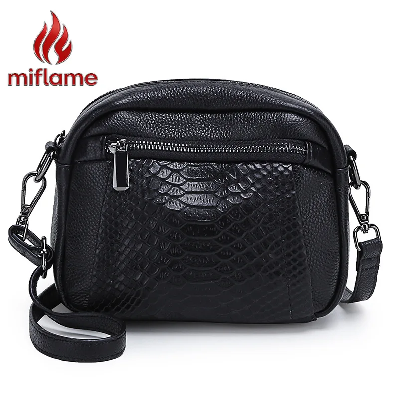 

Genuine Leather Crossbody Bag Croc Embossed Top Grain Shoulder Bag Women Fashion Trendy Spring Summer Travel Work