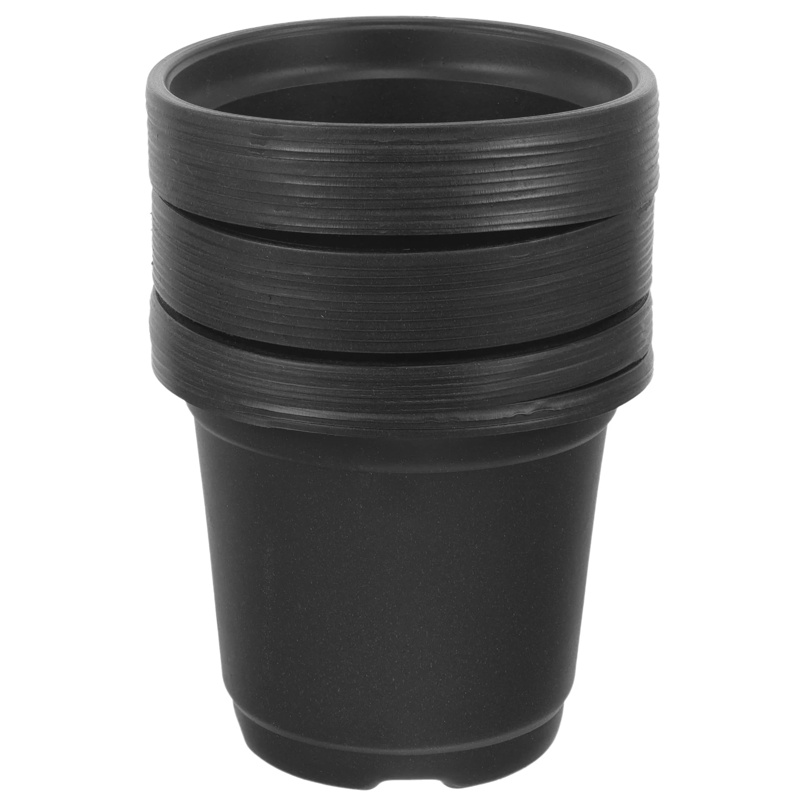 

30 Pcs 100mm Black Seedling Pot Plant Cultivation Container Gardening Planter Nursery Pots for Succulents Landscape Plants