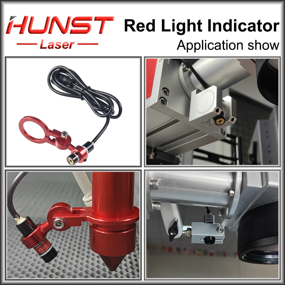 Imagem -06 - Hunst Vermelho Pontilhado Feixe Luz 650nm 5v Infravermelho Ajustável Laser Módulo Localizador Mais Adaptador para Marcação de Fibra ou Máquina de Corte