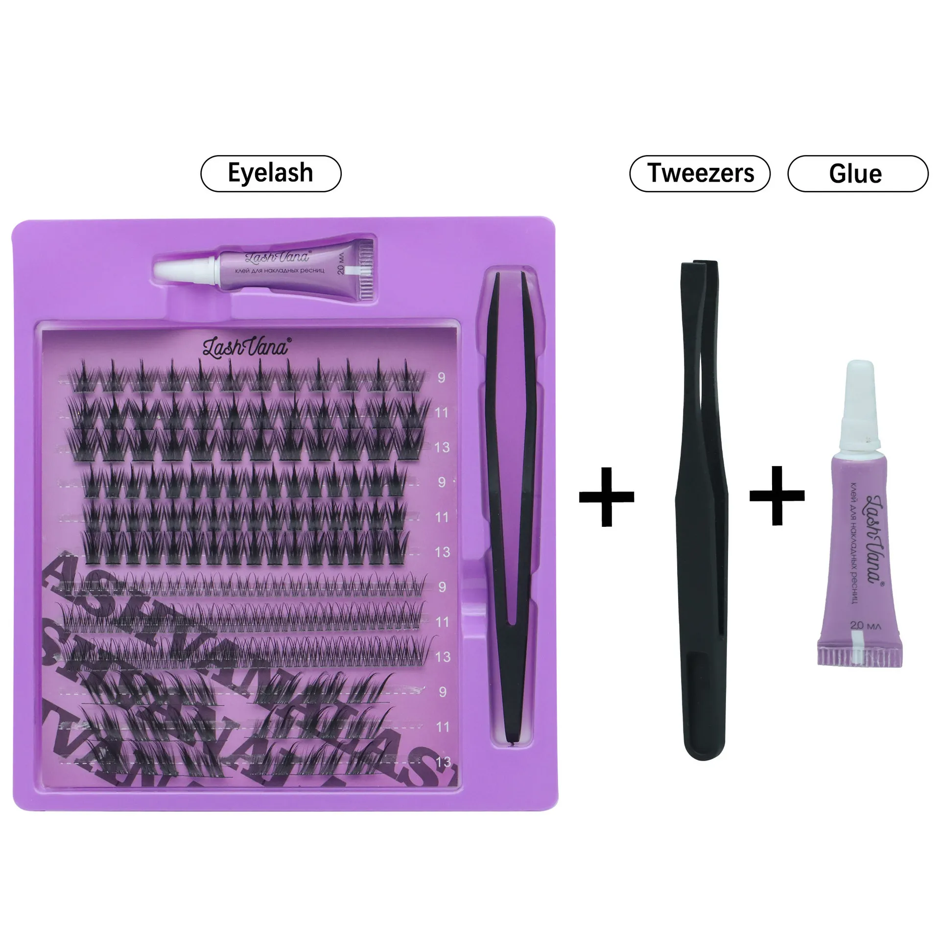 لتقوم بها بنفسك لاش تمديد عدة رقيق الفردية رمش تمديد العنقودية جلدة عدة لاش مزيل الصمغ لملحقات رمش ماكياج #5