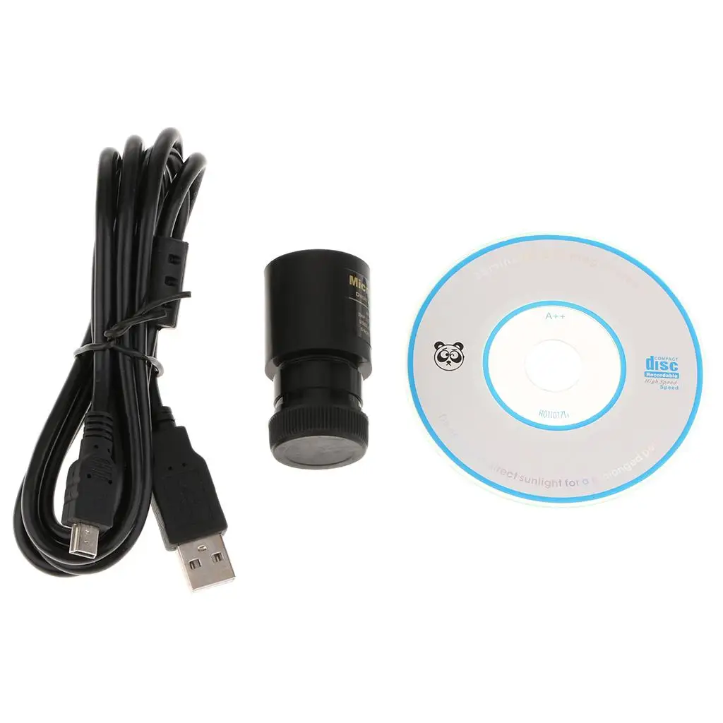23.2mm Microscope Eyepiece Camera 2MP Electronic Digital Video CMOS Sensor for Biology Research and Learning