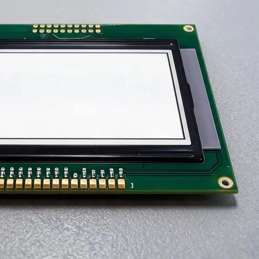 12864 Graphic LCD Screen STN For Semi Transmissive 93x70mm Dot For Matrix Display For Industrial Control Instruments And Meters