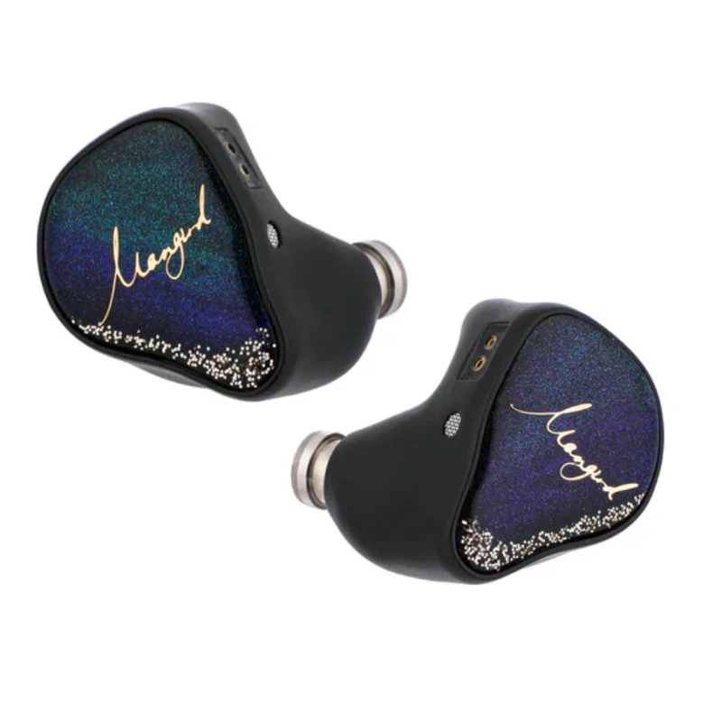 Xenns Mangird Tea Pro 2024 Atualizado 6BA + 2DD Híbrido de alto desempenho IEM Hifi Fones de ouvido com cabo personalizado Xenns