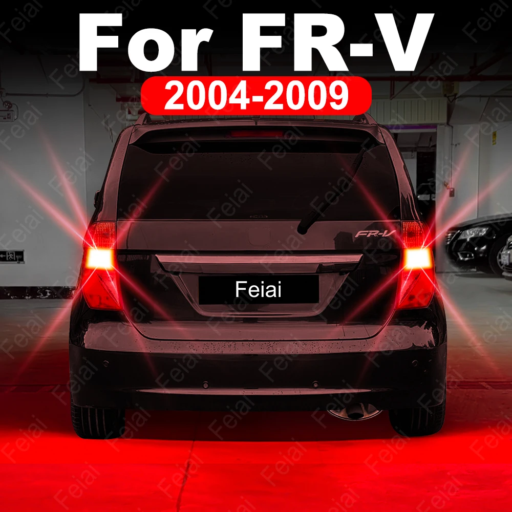 LED Brake Stop Light Bulb For Honda FR-V FRV 2004 2005 2006 2007 2008 2009 LED Strobe Flash Brake Light Stop Bulbs Super Bright