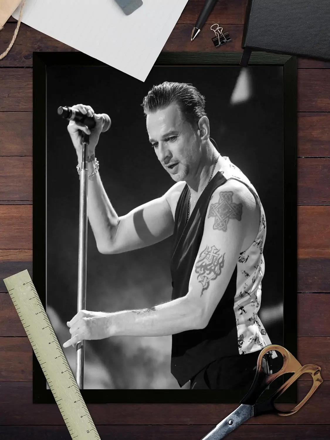 ملصق فني من القماش من Dave Gahan، لوحة فنية جدارية، طباعة صور، عائلة حديثة، ديكور غرفة النوم، ملصقات، لوحة زخرفية #3