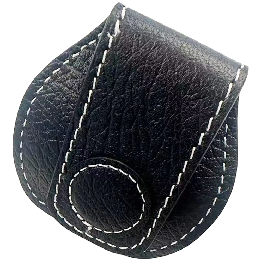 

For Keeping Essentials Handy Leather Chalk Holder Sports Chalk Pouch Secure Fastener Design Compact And Portable