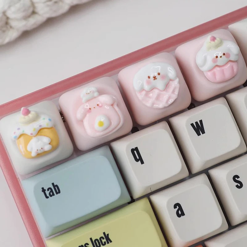 

Cute puppy creative personality keycaporiginal cartoon decoration customized mechanical keyboard keycap gift for girls