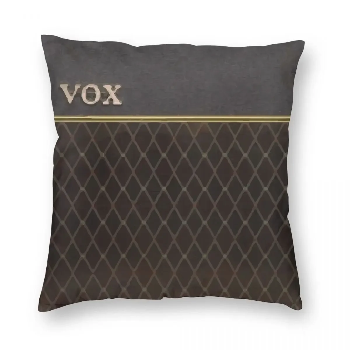 Vox AC30 Amplifier Pillowcase Polyester linen short plush zipper trim Throw pillowcase car cushion cover