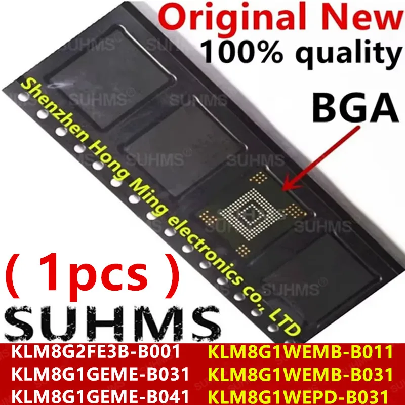 (1 шт.) 100% новый KLM8G2FE3B-B001 KLM8G1GEME-B031 KLM8G1GEME-B041 KLM8G1WEMB-B011 KLM8G1WEMB-B031 KLM8G1WEPD-B031 BGA