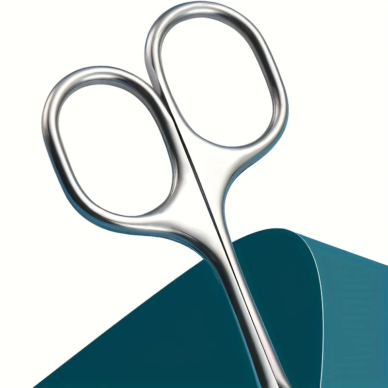 

Elegant Stainless Steel Curved Tip Cuticle Scissors Precision Nail Clippers for Manicure & Eyebrow Care, Dead Skin Remover