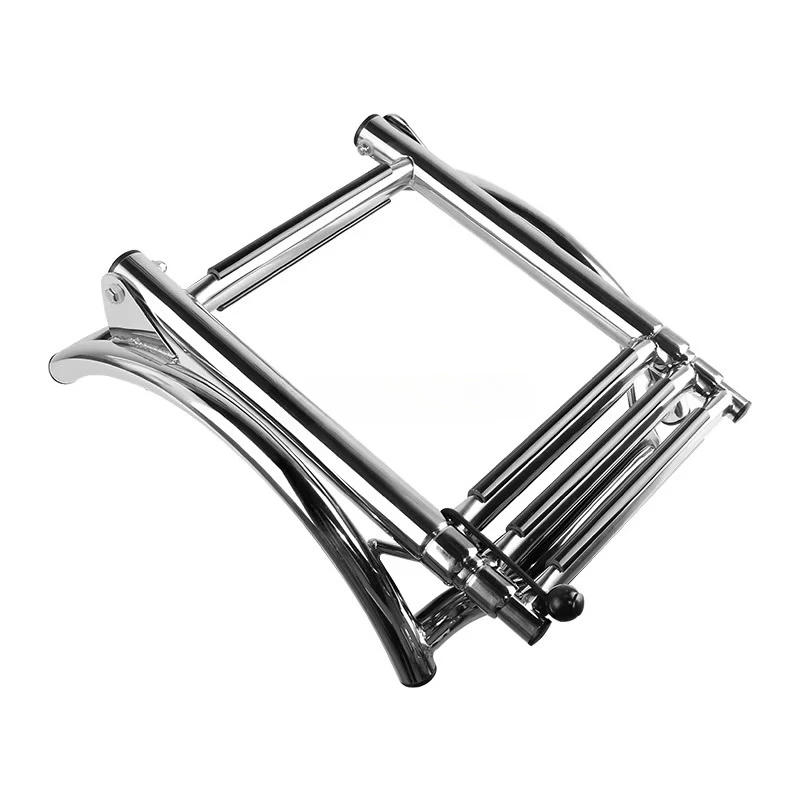 3 Step Stainless Steel Telescoping Ladder for Rib and Inflatable Boats