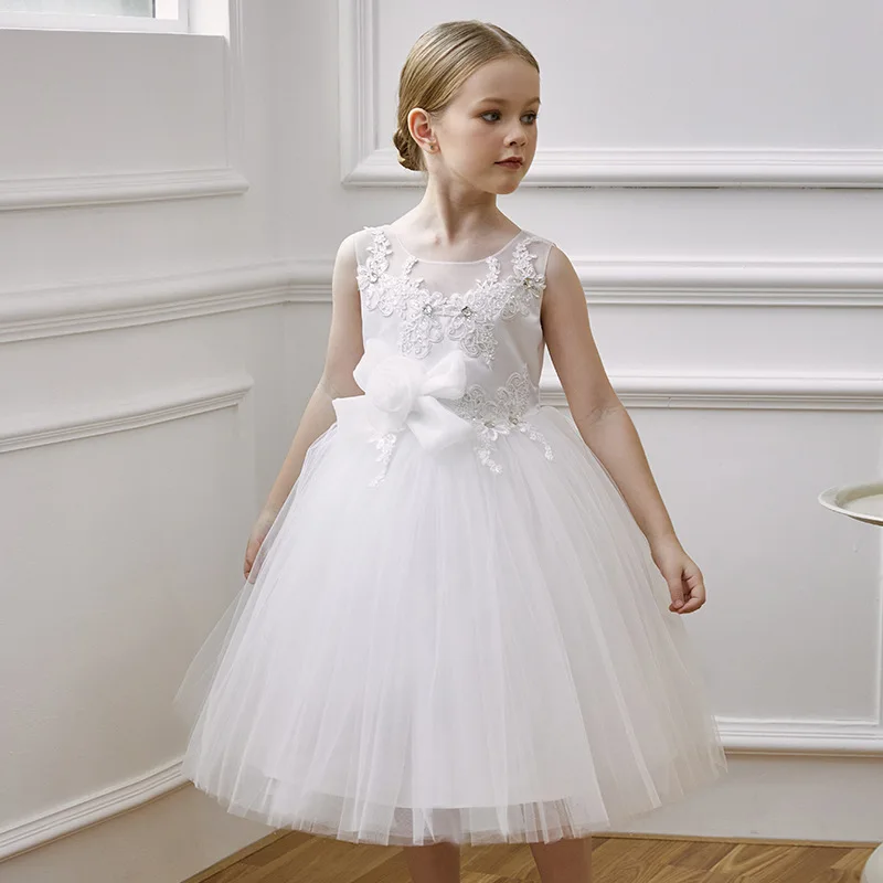 

Summer New Girl Embroidery Princess Dress Birthday Party Casual Dress Wedding Wedding Dress Flower Girl Dress Children's Dress