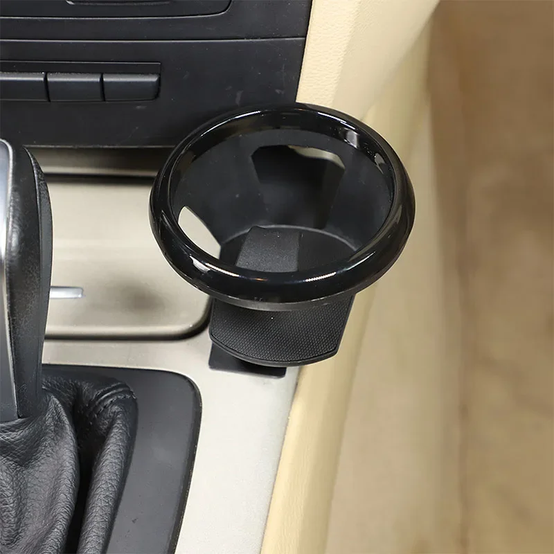 For BMW 3 Series E90 E92 E93 2005-2012 Car Center Console Side Water Cup Holder Carbon Steel Interior Accessories