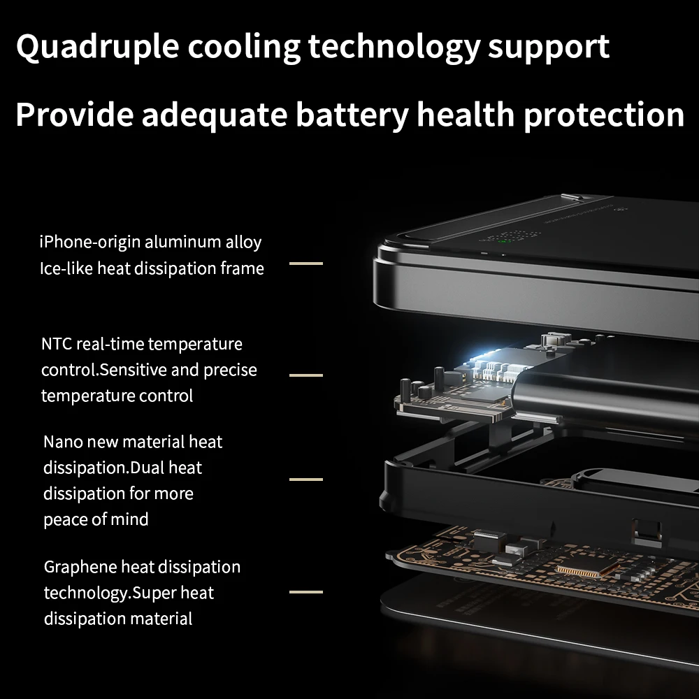New High Quality Alloy PowerBank Backup Battery For Magsafe With Gift Powerbank Magnetic Wireless Phone Charger With Phone Hold