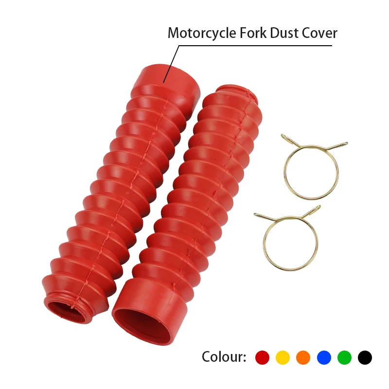 

Запчасти для мотоциклов, резиновая передняя вилка, пылезащитный чехол для внедорожного велосипеда, передняя вилка, защитная крышка, аксессуары для мотокросса