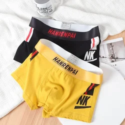 Men's Pure Cotton Boxer Shorts Summer Thin And Breathable Trend Youth And Student Sports Boxer Shorts Gift Wholesale