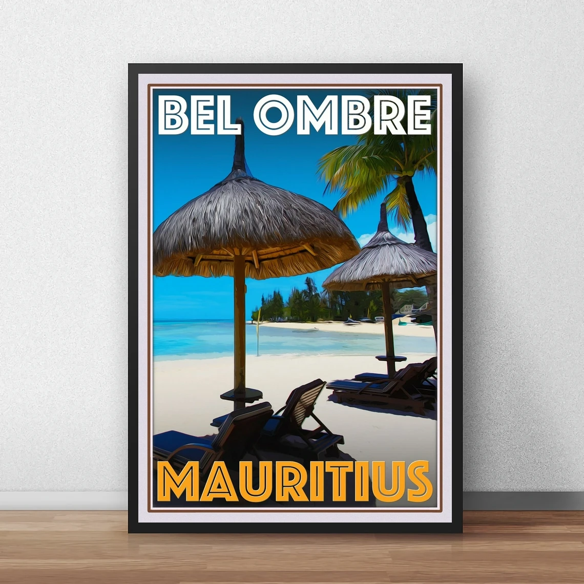 Póster de viaje de estilo Retro de Bel ombré, lienzo imprimible HD, impresión artística, decoración del hogar, pintura de pared, sin marco