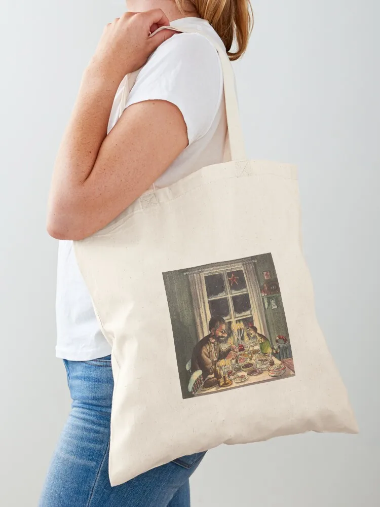 

pettson and findus Tote Bag Portable shopping bag Canvas bag for women shopping cart bags women