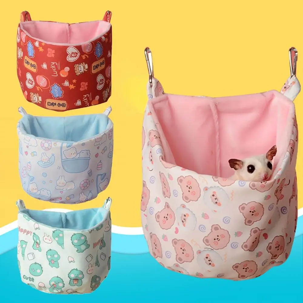 Hamster Hammock Guinea Pig Sleeping Bag Small Pet Nest Hide House Squirrel House Rabbit Nest