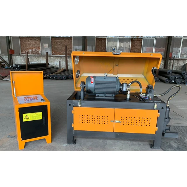 

Automatic 15KW Steel Bar Straightening and Cutting Machine CNC 6-12mm Wire Straightener and Cutter for Construction
