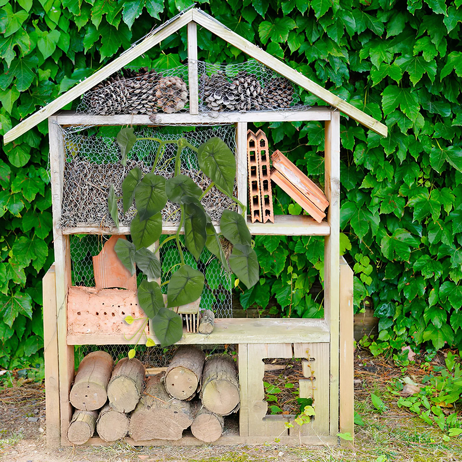 

Artificial Reptile Tank Plants with Suction Cups Realistic Fake Vines for Terrarium Decor Lizard Habitat Decoration Reptile