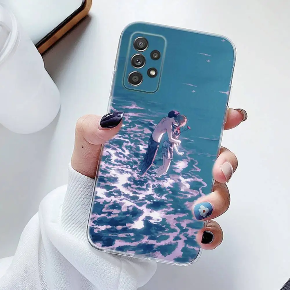 حافظة هاتف C-Chain-saw Man Reze من السيليكون لهاتف سامسونج S23,21,22,20 FE lite,S10,9,PIus,A70,ناعم وشفاف #5