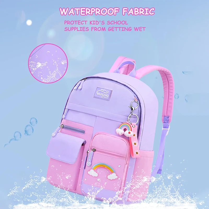 Children School Bags for Girls Lightweight and Waterproof Primary School backpack Kids Book Bag Schoolbag mochila