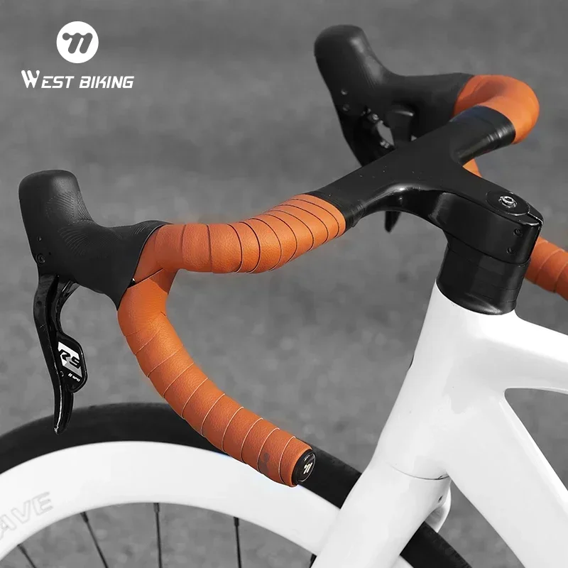 WEST BIKING Bicycle Handlebar Tape Non-Slip Shock Absorbing Belt Ultralight Silicone Gel Cycling Strap MTB Road Bike Accessories - view 3