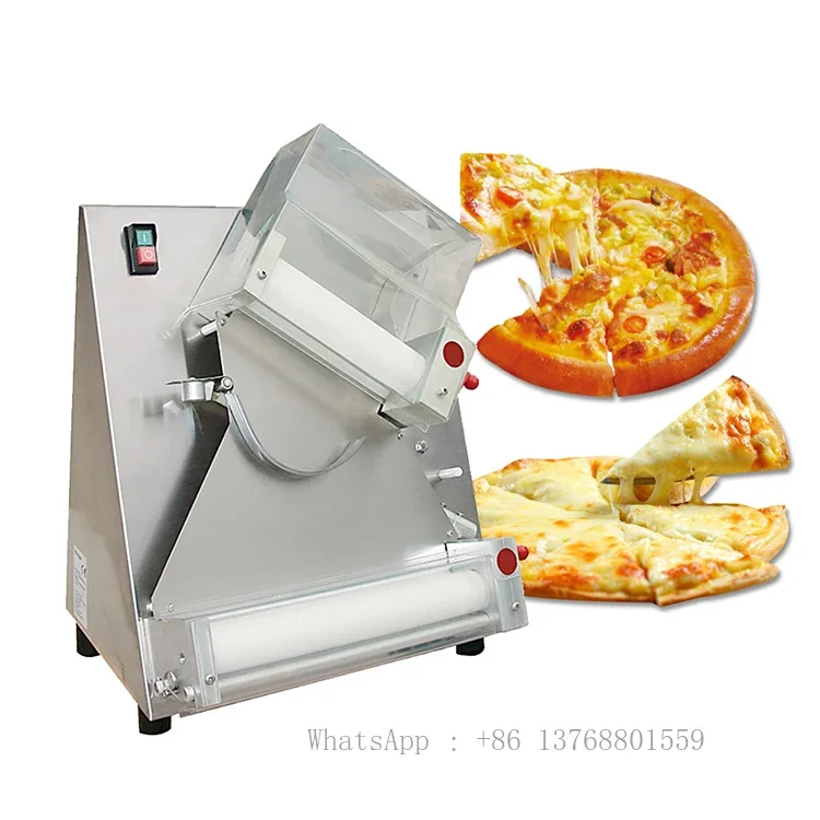 15 12 Inch Electronic Tortilla Roti Pita Bread Dough Flattener Press Machinery Pizza Dough Sheeter