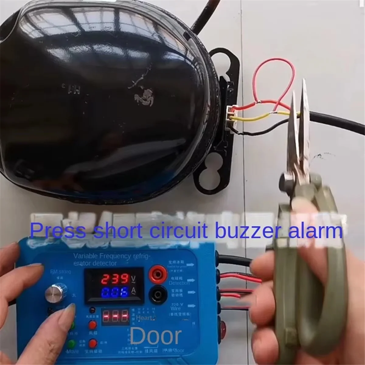 WFF 220V Refrigerator Compressor Inverter Board Tester Pulse Solenoid Valve Inverter Refrigerator Test Universal