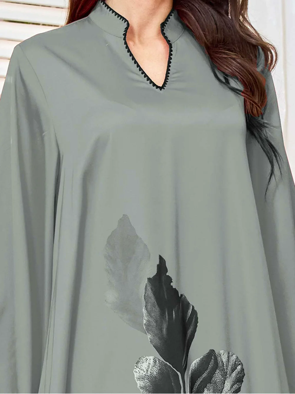 ชุดคลุมแบบพิมพ์ลายสำหรับเดือนรอมฎอน โมร็อกโก ซาอุดีอาระเบีย ชุดมุสลิมสำหรับผู้หญิง แฟชั่นหรูหรา ดีไซน์ใหม่ ลายพิมพ์ทันสมัย ทรงหลวม