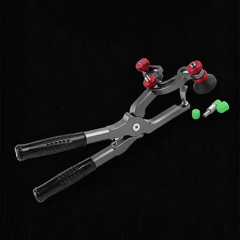 All-in-One Dent Flanging Repair Tool; Automotive Fender Edge Clamp; Paintless Leveling Manual Tool; Flat Base/Swivel Head