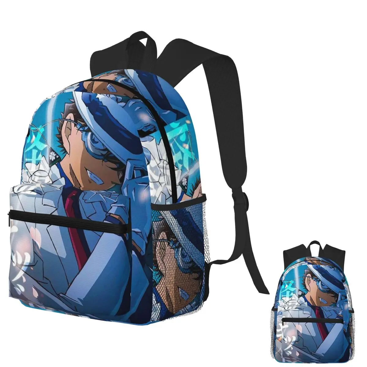 

Kaito Kid Detective Conan Anime Student Backpack School Bag Hiking Travel Daypack for Men Women Fashion Bookbag Shoulder Bags