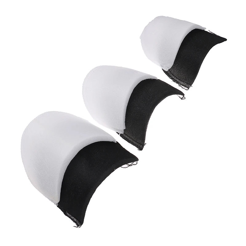 5 Pairs Shoulder Pad Sponge Covering Men Women Shoulder Pads DIY Clothes Sewing Supply Contour S/M/L Black White Schulterpolster