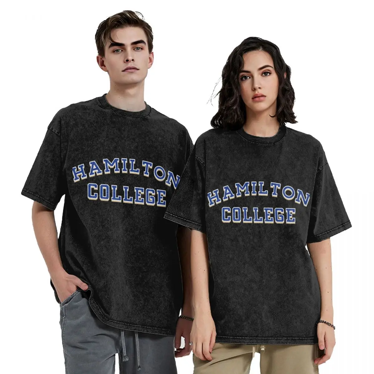 

Hamilton College T-Shirt valentines clothes korean fashion custom t-shirts customizeds Men's cotton t-shirt