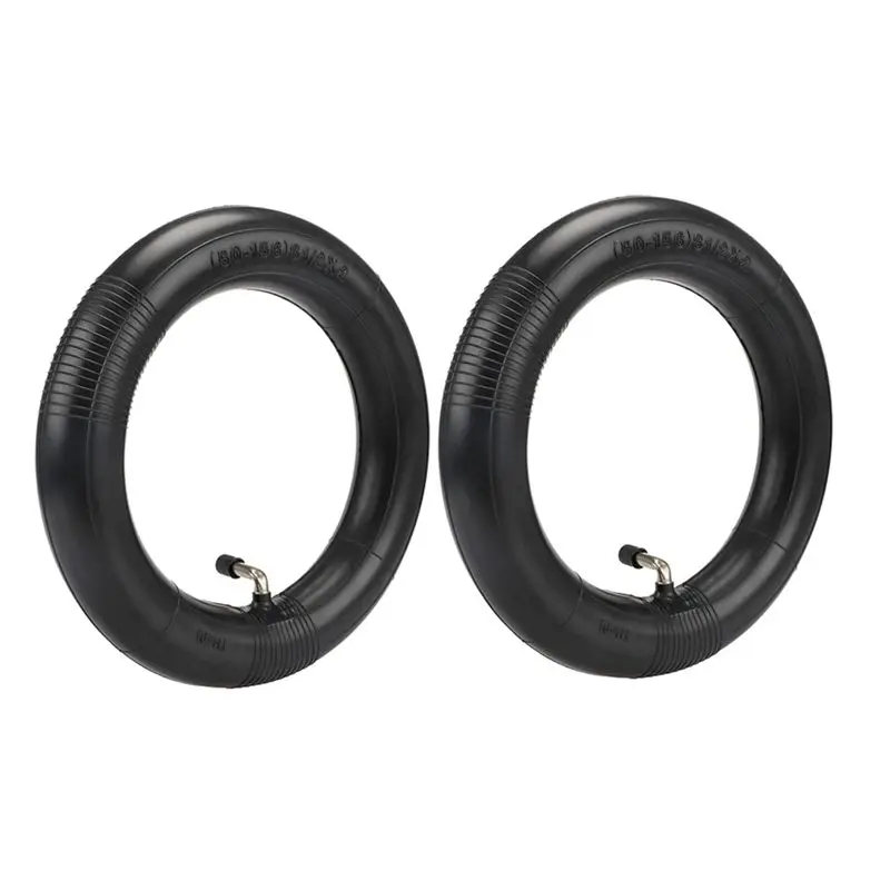 VOFUN-2Pcs 8.5-Inch Outward Facing 90 Degree Thickened Inner Tube 8 1/2X2 (50-156) Butyl Rubber Thickened Inner Tube