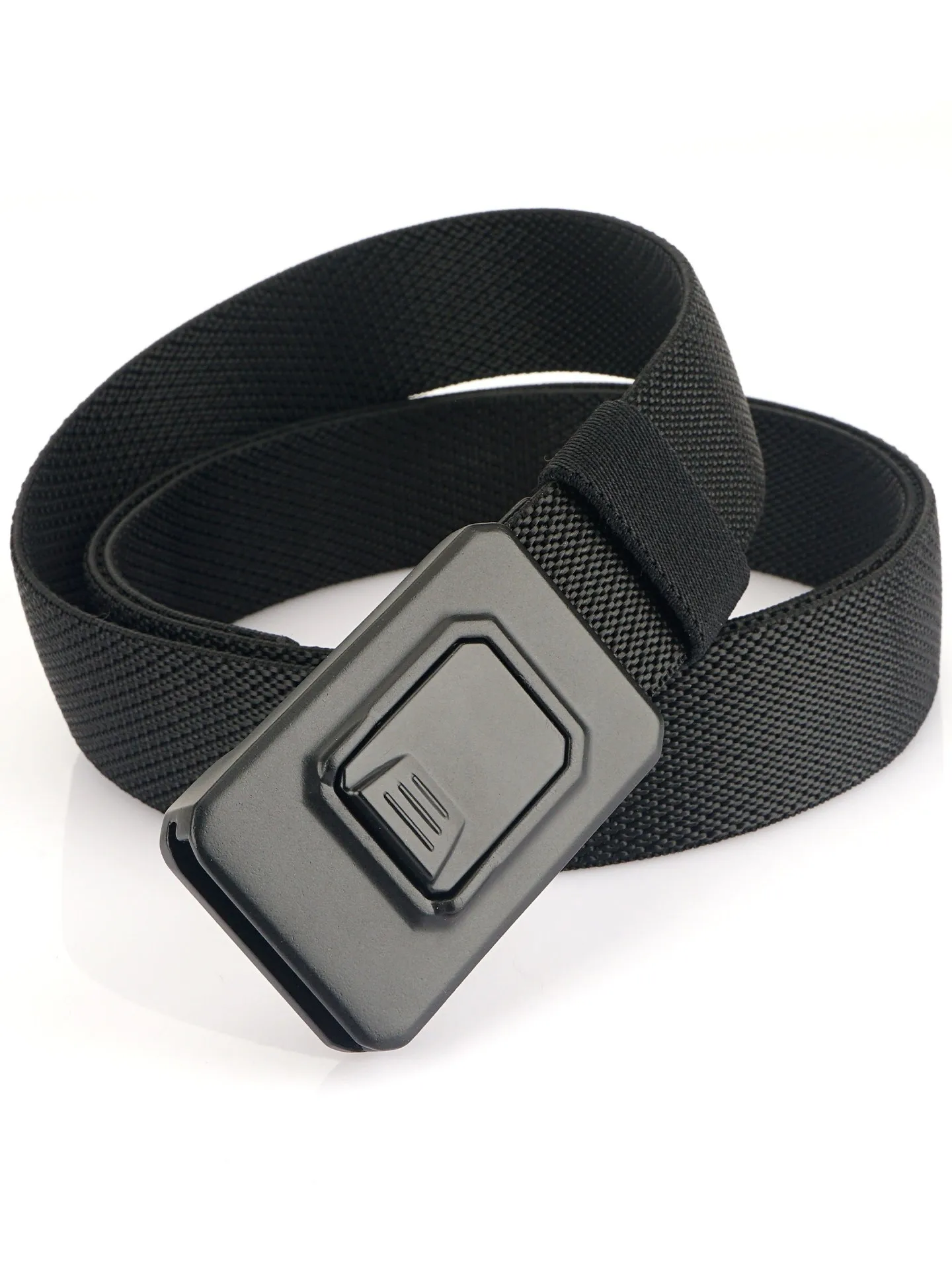 tactical-elastic-military-training-special-belt-men's-outdoor-quick-release-buckle-canvas-nylon-woven-elastic-waist-belt
