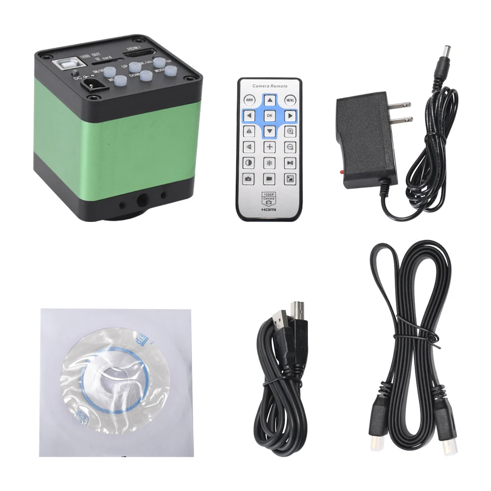 Cámara de microscopio electrónico con lente industrial USB de 30MP 2K