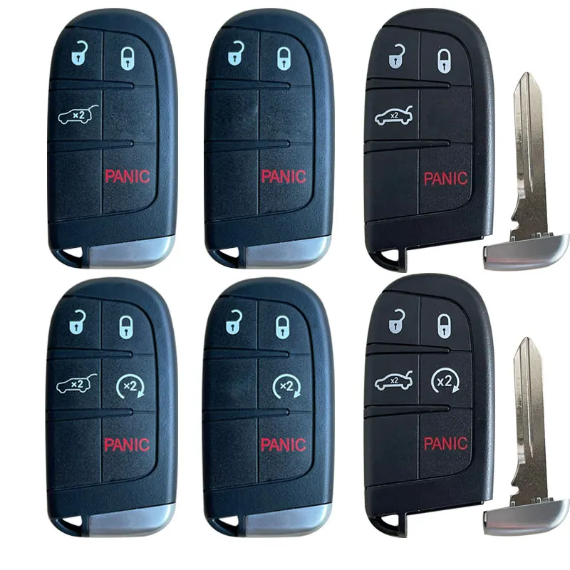 

Автомобильный смарт-ключ 2/3/4/5 кнопки для Chrysler для Jeep Cherokee Dodge Ram 1500 2500 зарядное устройство для путешествий Challenger Durango
