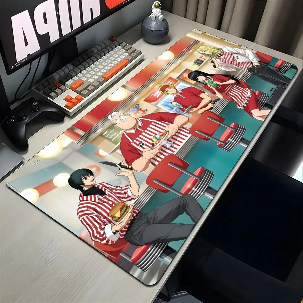 

Cartoon Sakamoto Days Mouse Pad Gaming Mousepad Abstract Large 900x400x5mm MouseMat Gamer XXL Mause Carpet PC Desk