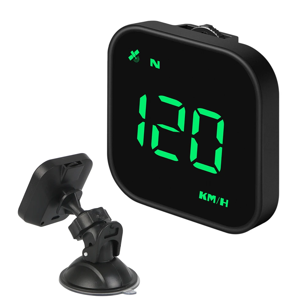 Car Head Up Display Speedometer USB Powered Mini 2.5 Inch With GPS Compass G4S Overspeed Alarm LED HUD Fatigue Driving Reminder