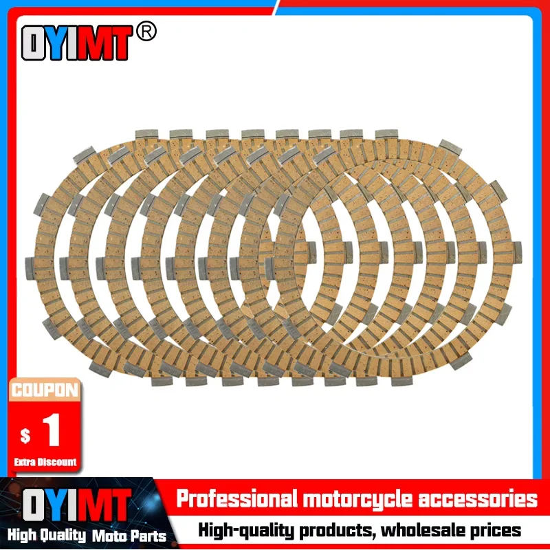 650CC Motorcycle Paper based Clutch Friction Plate Kit For BMW F650 F650GS F 650 GS R13 2001-2004 F650CS K14 2002-2004