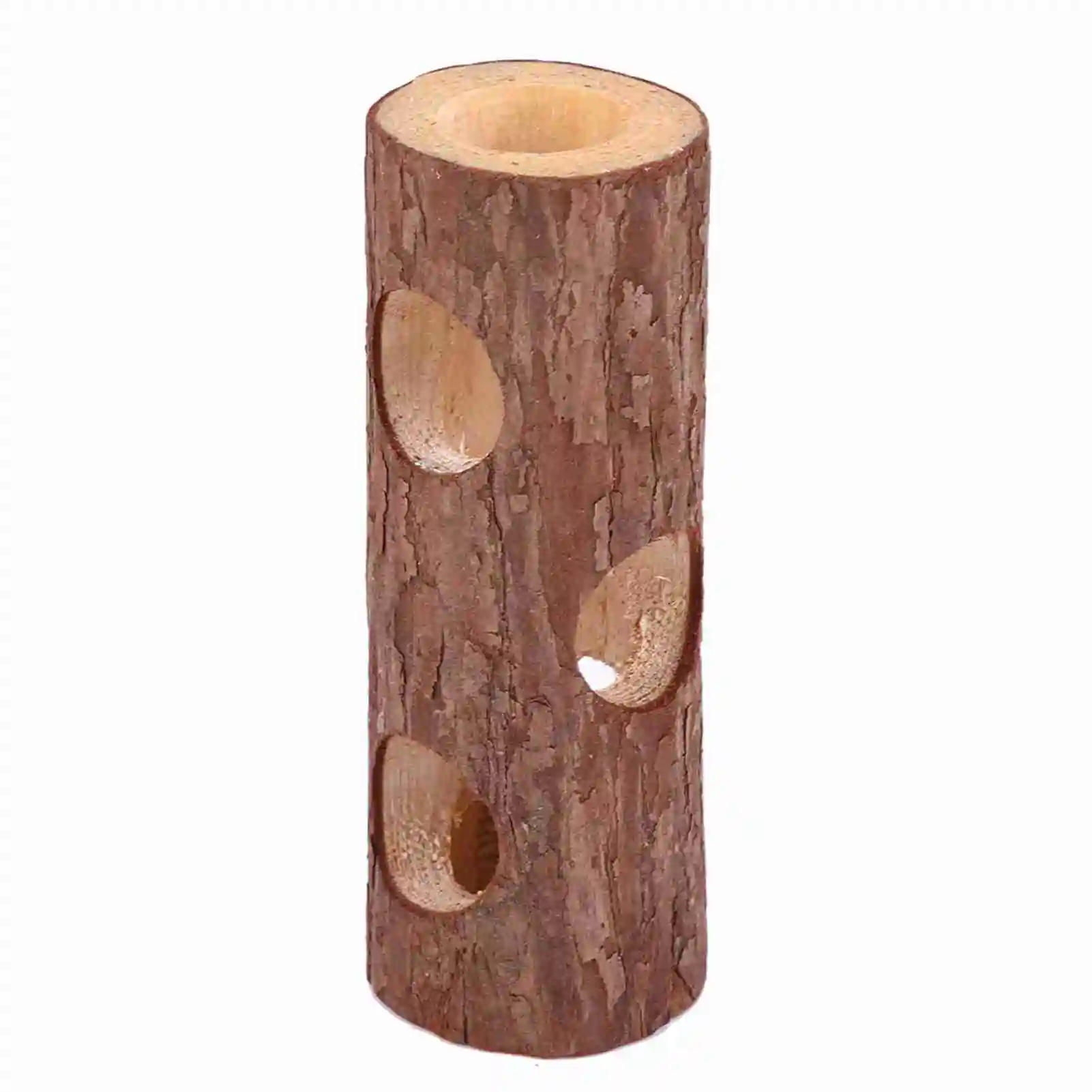 Wooden Hamster Tunnel Versatile Animal Exercise Tube Chew Toy for Rabbit Ferret Hamster Guinea Pig view 5